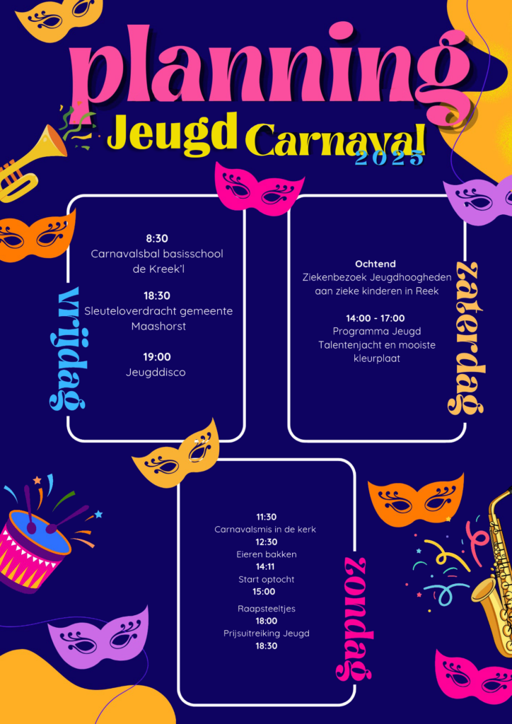 Jeugdcarnaval Programma
