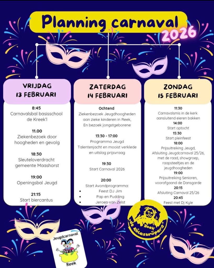 Jeugdcarnaval Programma